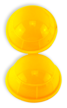 Ventouses (2) en silicone Ext. Dia, 4.7cm, int. dia. 3.0cm  Jaune