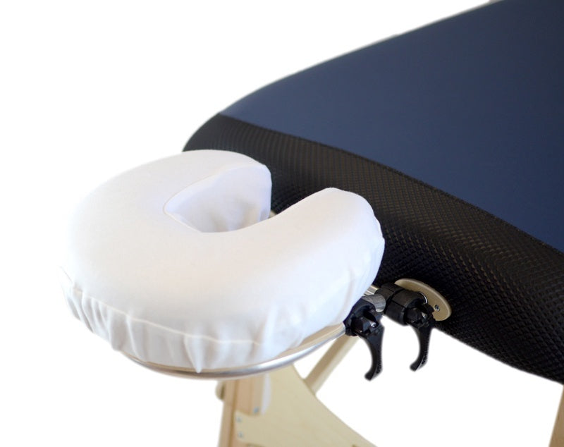 Couvre Appui-tête en U, Tricot Coton, Blanc
