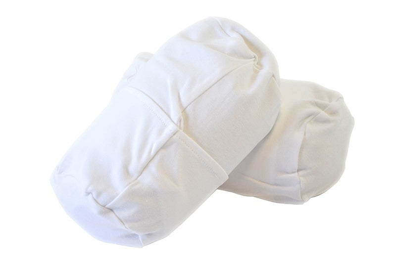 Housse protège Rondin avec rabat, tricot/coton (la paire) 9''x5'' (23cm x 13cm)