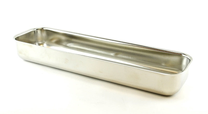 Plateau inox 12''x3''x1.5'' (30x8x4cm)