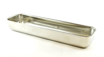 Plateau inox 12''x3''x1.5'' (30x8x4cm)