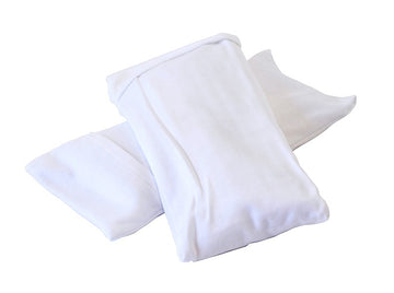 Housse protège appui épaule, avec rabat, 11''x5'' tricot/coton, /paire, (28x13cm)