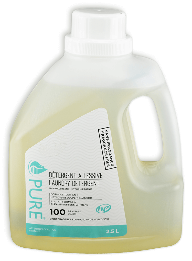 PURE, Détergent à lessive sans parfum/  2.5L