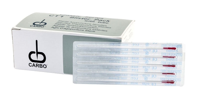 Aiguilles acupuncture Carbo CT1 Blister Pack,1 aiguille par mandrin 100'/bte