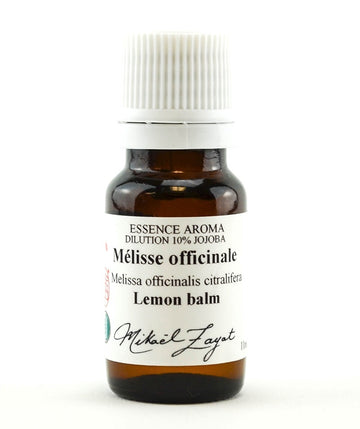 Mélisse officinale,  90% Jojoba, 10% H.E. BIO