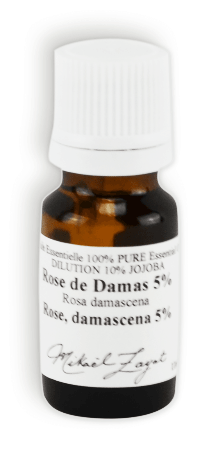 Rose de Damas, absolue 5% dans huile de Jojoba 95%