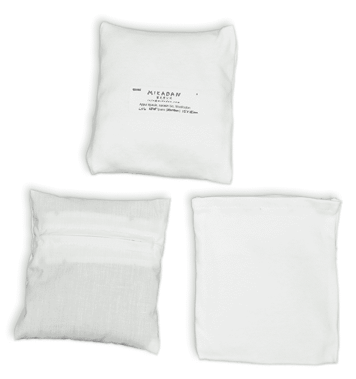 Housse protège appui épaule, en coton 6''x6'', avec rabat(15x15cm), la paire