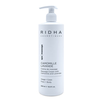 Crème de massage Lavande et Camomille Ridha - 2 FORMATS