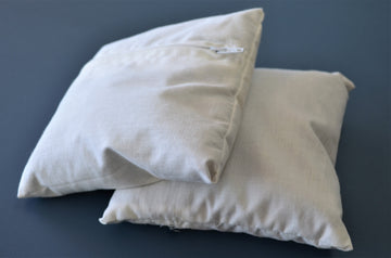 Appui-épaule, Sarrasin bio, coton 6''x6'', /paire, (15x15cm)
