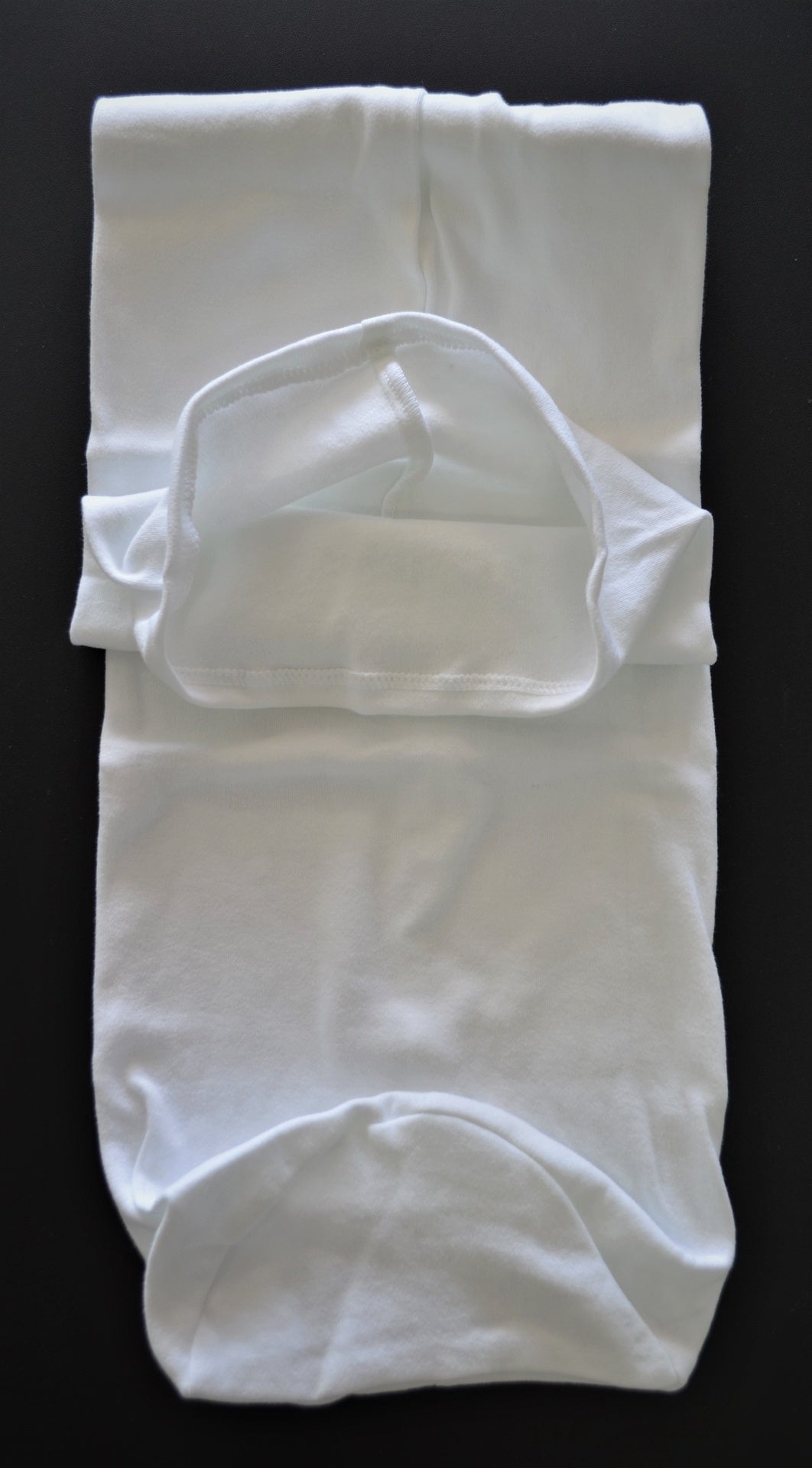 Housse protège traversin, tricot/coton, demi-rondin, 26'''x6''x3'', (70x15x7cm)