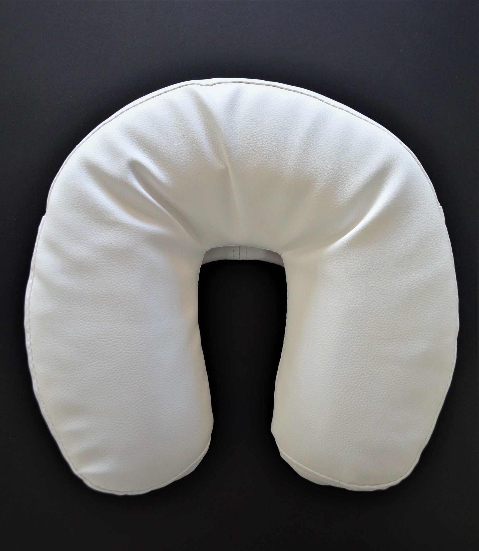 Coussin ou Têtière forme Croissant  pour double articulation, SANS SUPPORT, Tanner, Blanc Pur