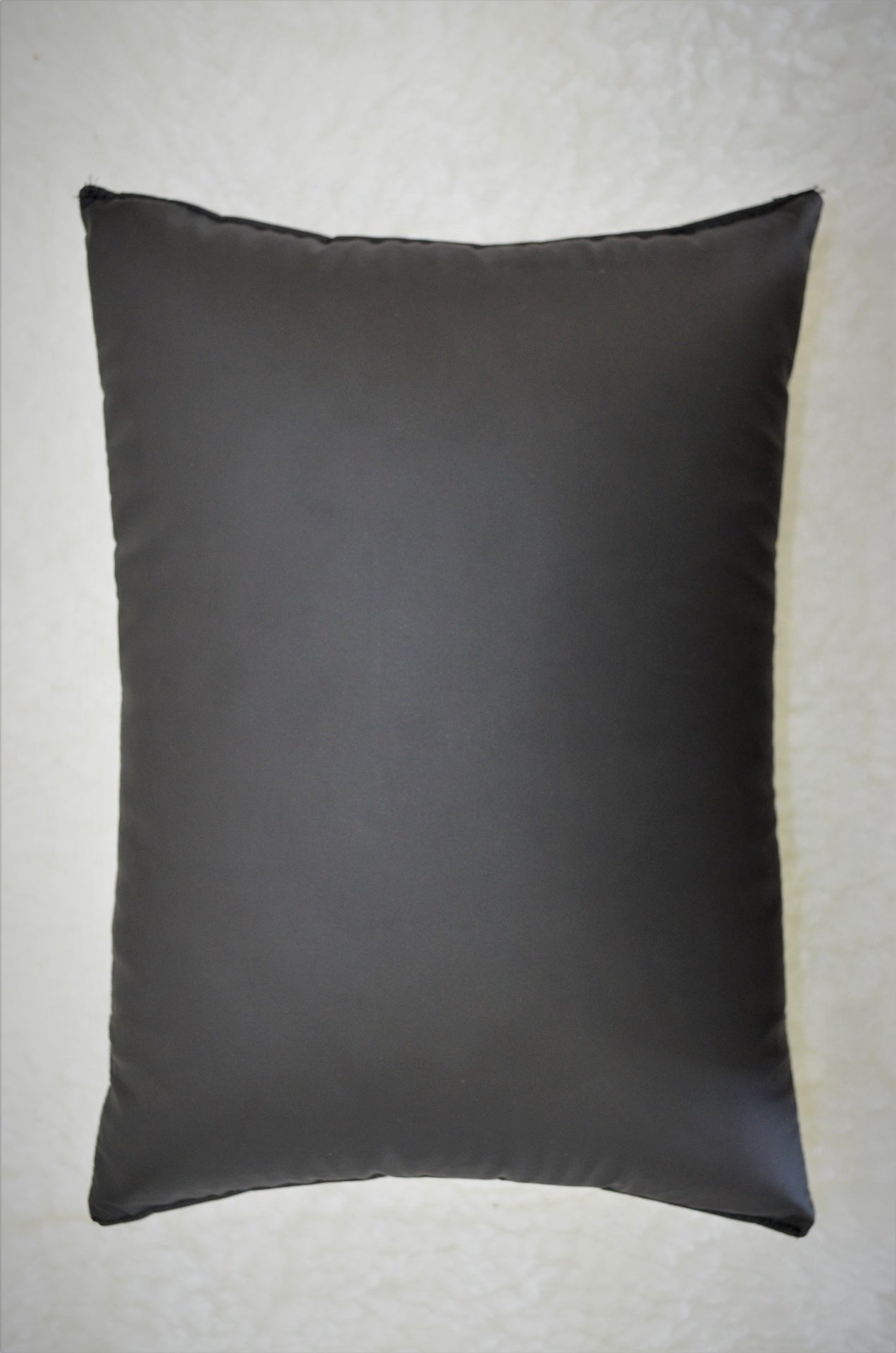 Oreiller compact en mousse mémoire, 9.5"x14", Noir Imperméable