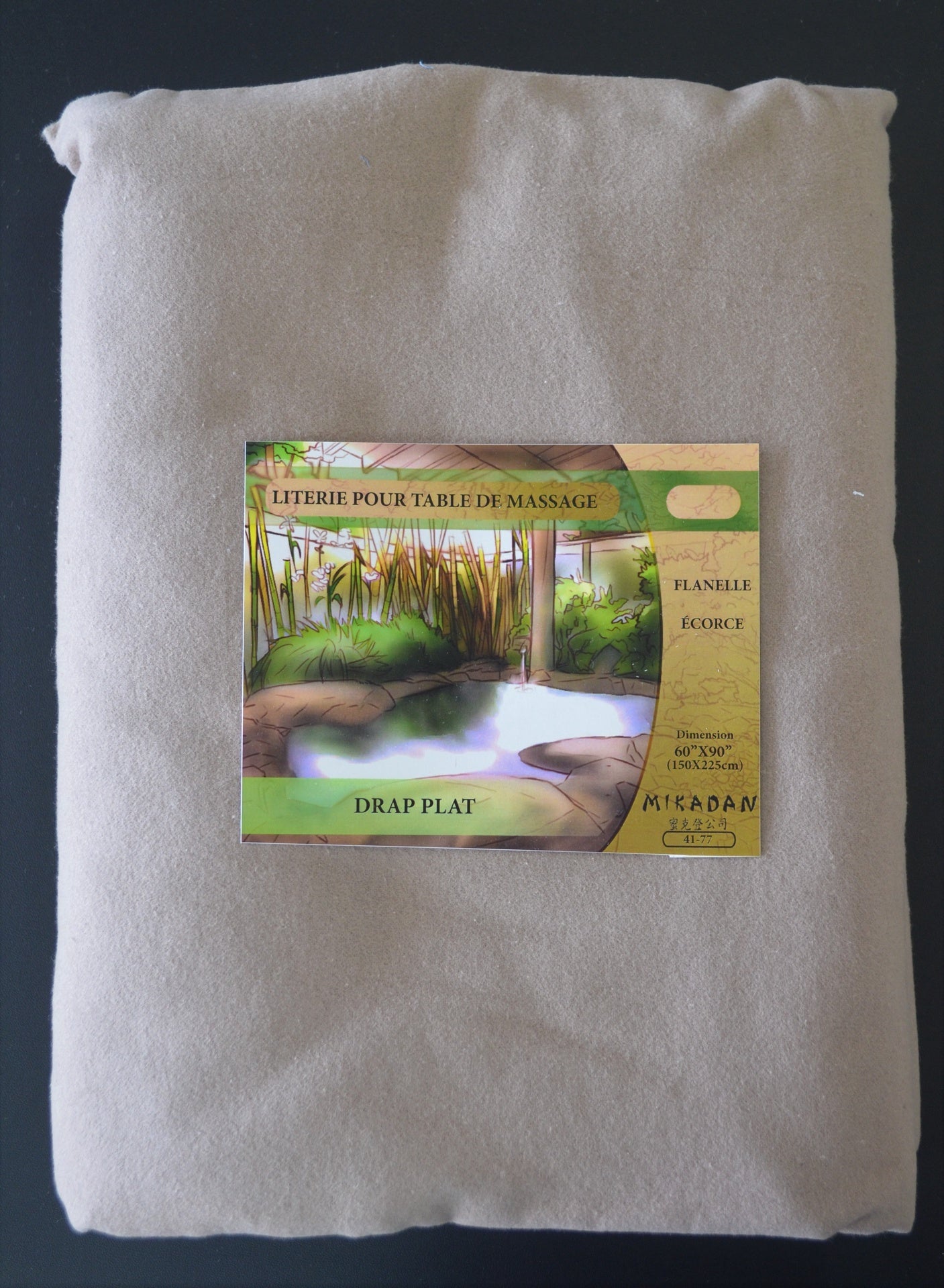 Drap flanelle  Écorce