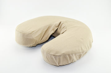 Couvre Appui-tête en U dimension EM - Têtière Flanelle Écorce