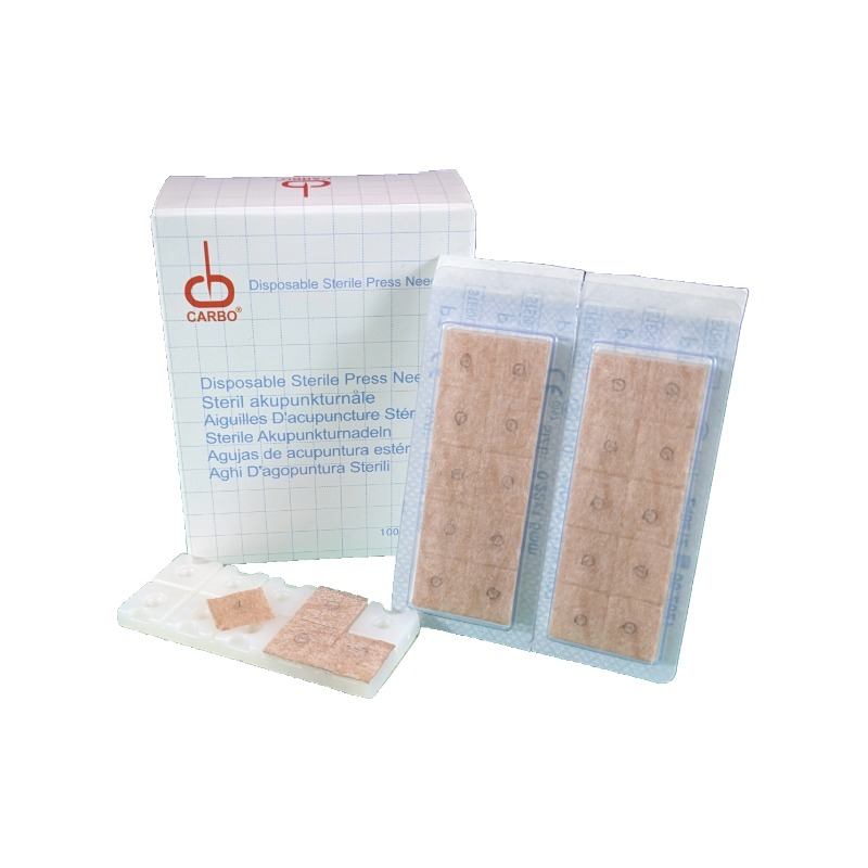 Aiguilles d'acupuncture pression Carbo Press Tack (bte/100) - Exp. 06/2027 Lot 240212