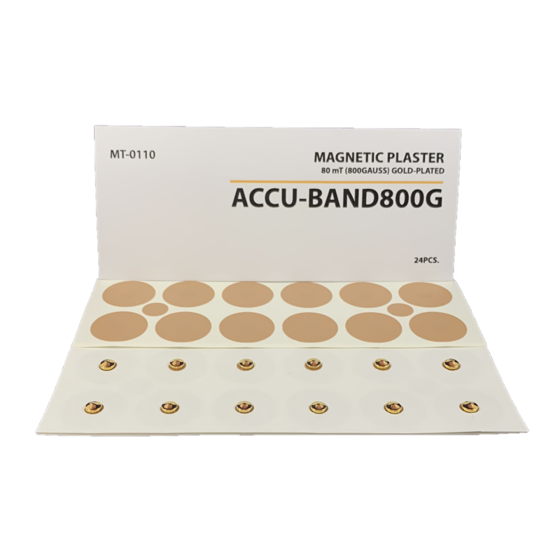 Aimants plaqués OR ACCU-BAND800G gauss (pqt/24)