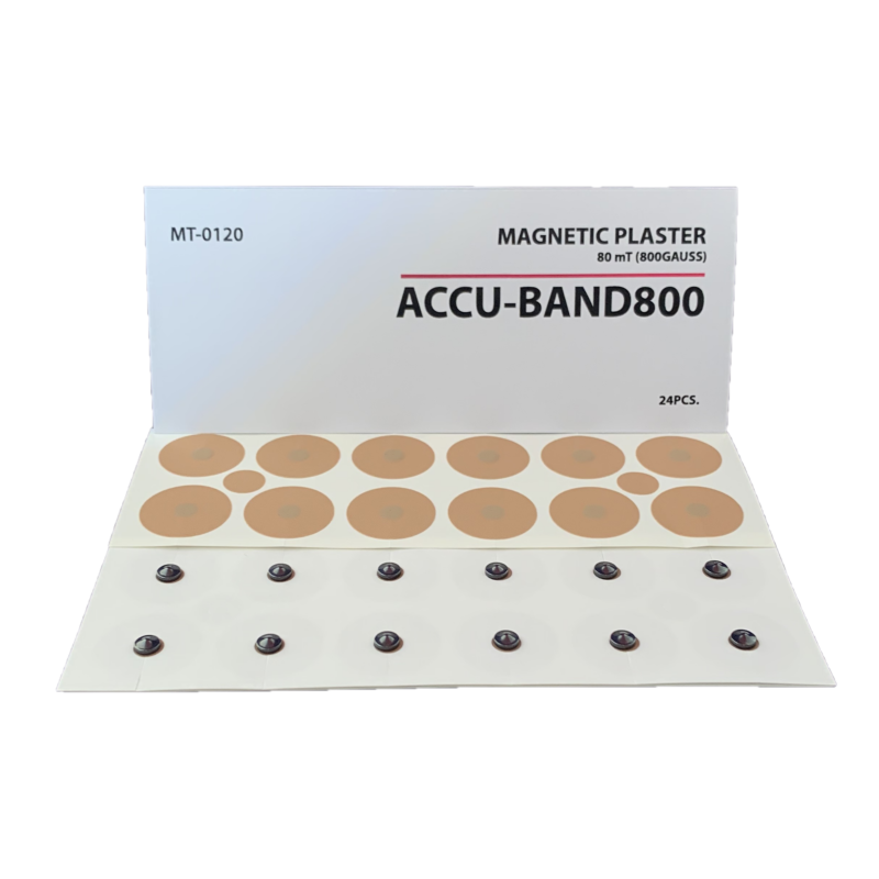 Aimants noirs ACCU-BAND800 gauss (pqt/24)