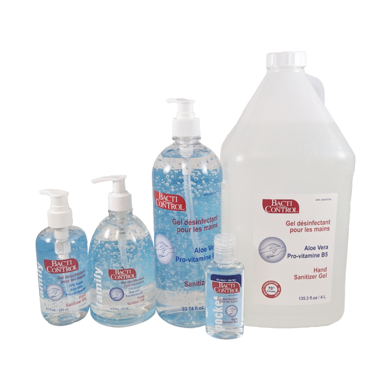Gel désinfectant pour les mains Bacti Control