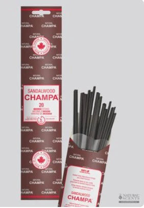 Bâtons et huiles essentielles d'encens Champa