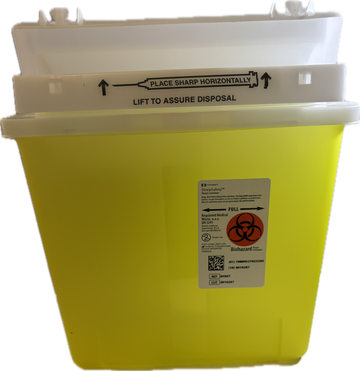 Contenant Sharpsafety 4,4 litres Jaune