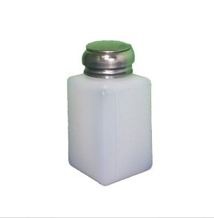 Distributeur d'alcool blanc et inox - 200 ml