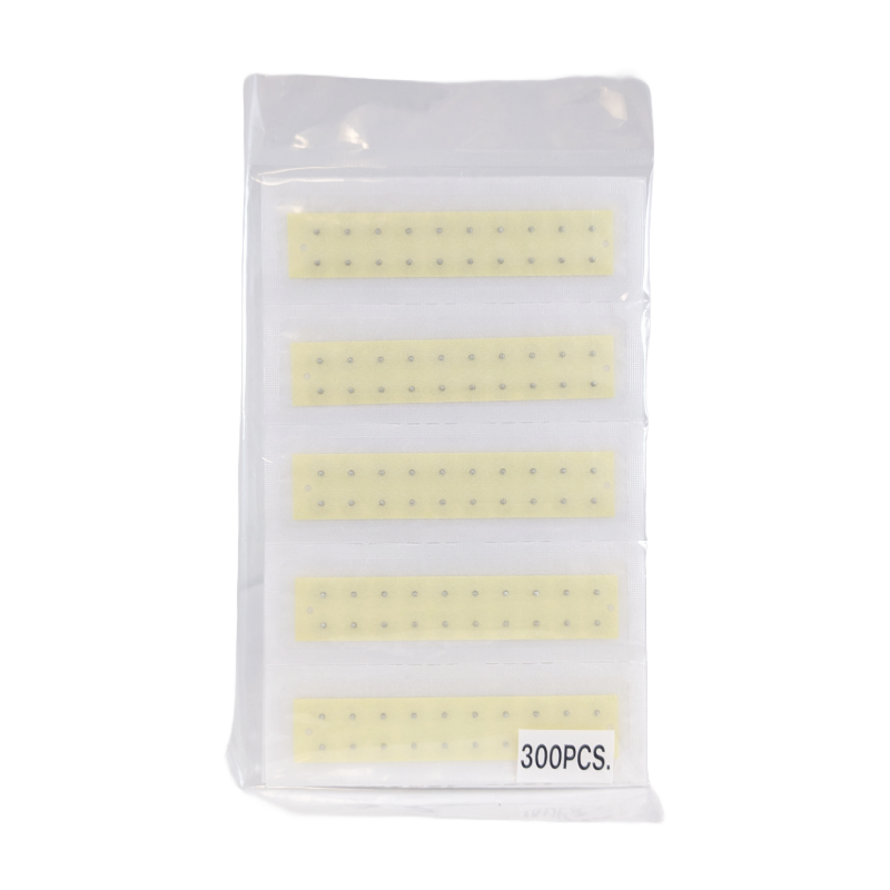 Ions granules sur collants couleur chair