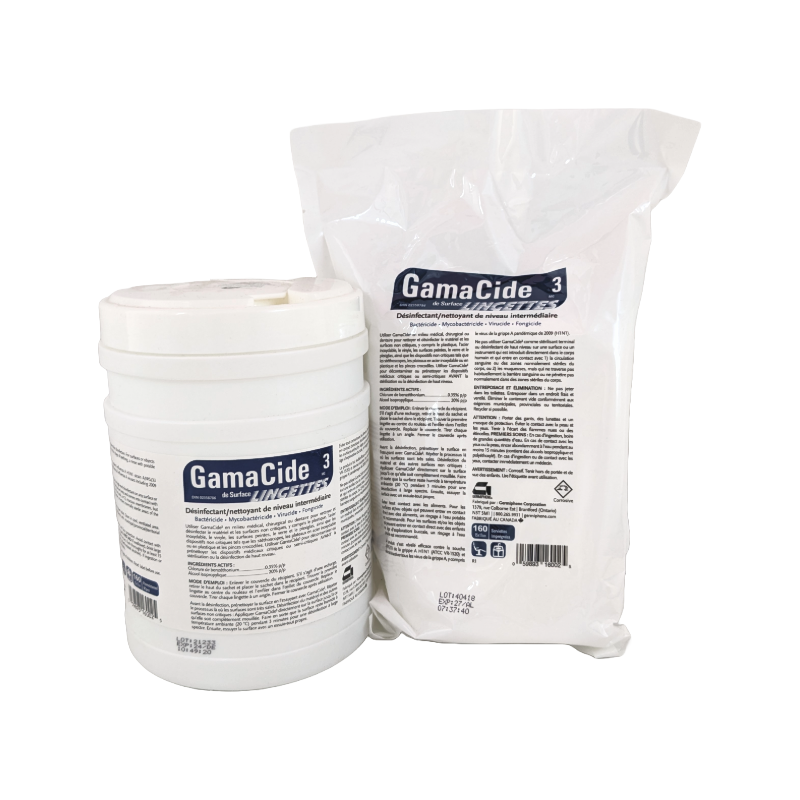 Lingettes désinfectantes multisurface GamaCide3