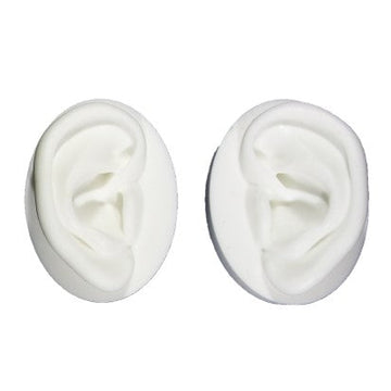 Modèles d'oreilles en silicone-Gauche et droite