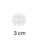 Ventouses en silicone transparent