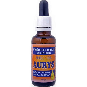 Huile Aurys pour oreilles avec compte-goutte 30ml