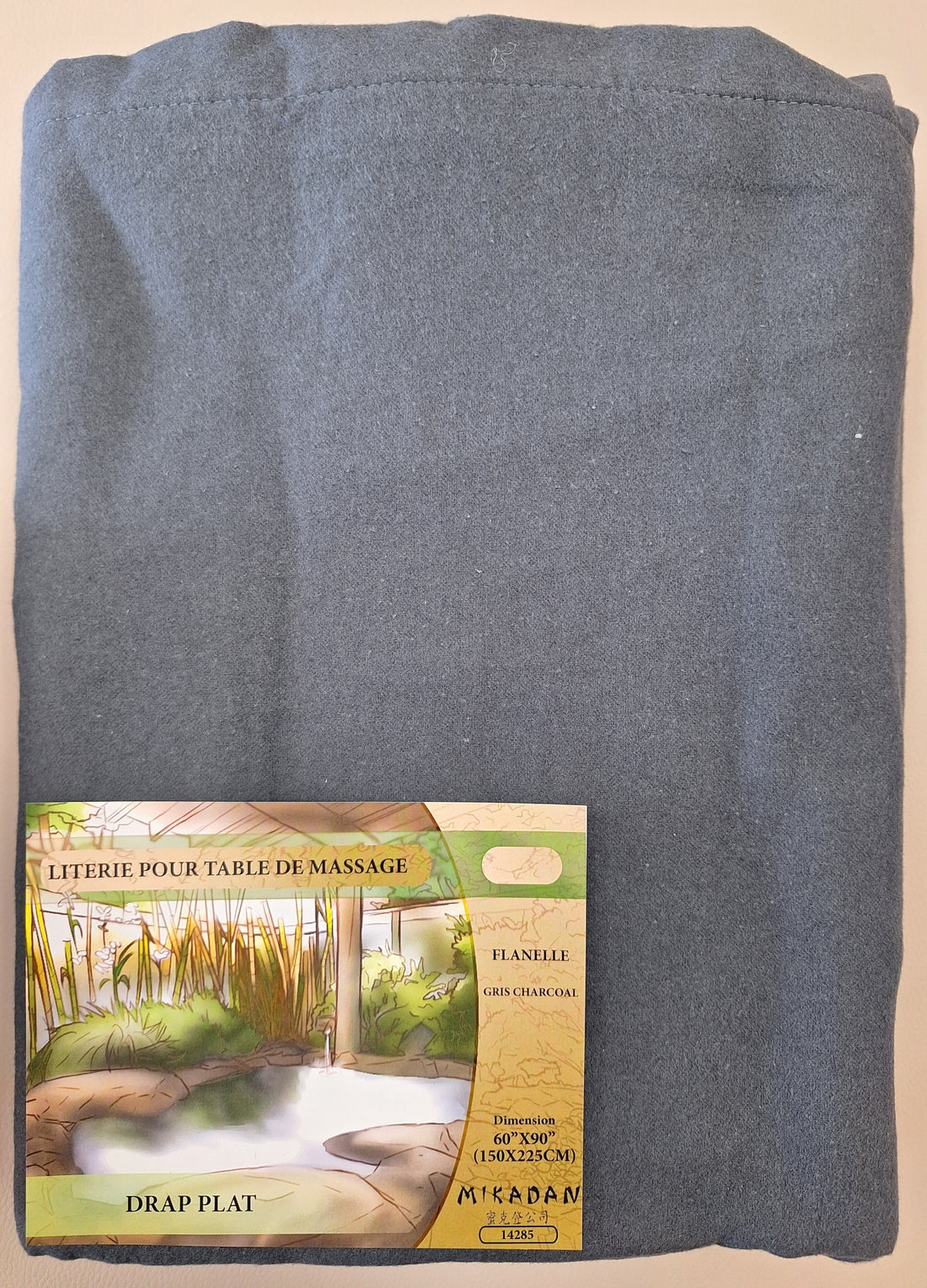 Drap flanelle Charcoal
