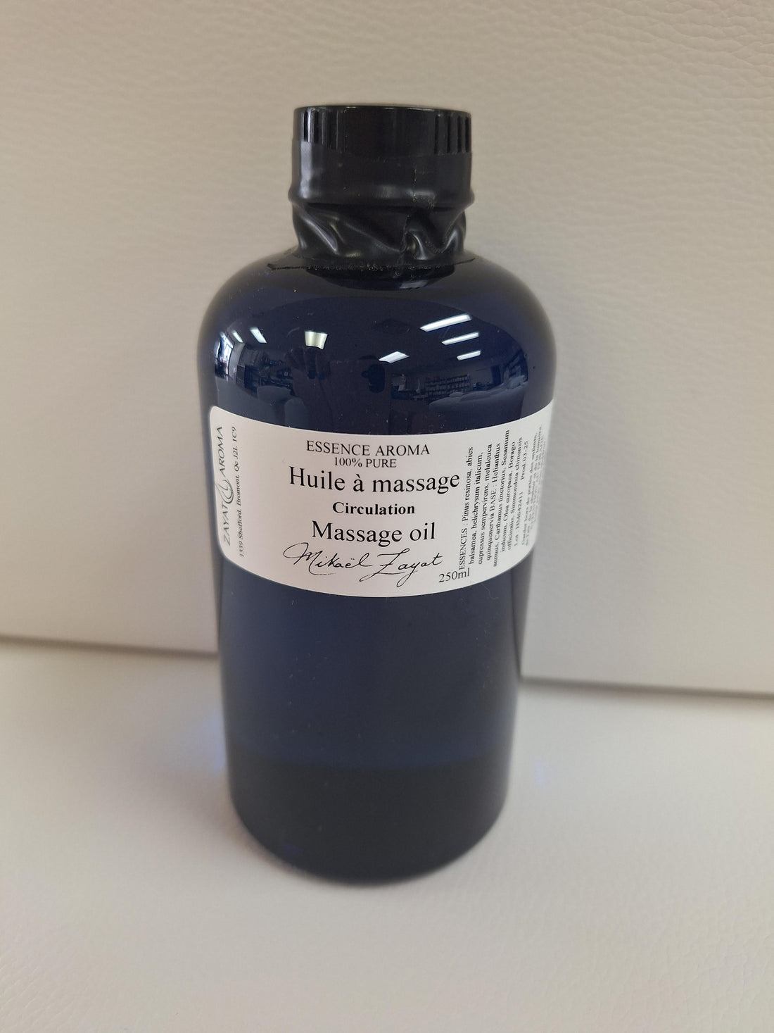 Huile à massage aromatique / Circulation
