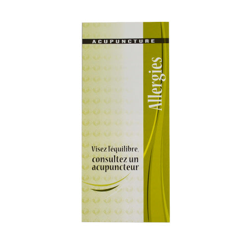 Dépliant Acupuncture et Allergies