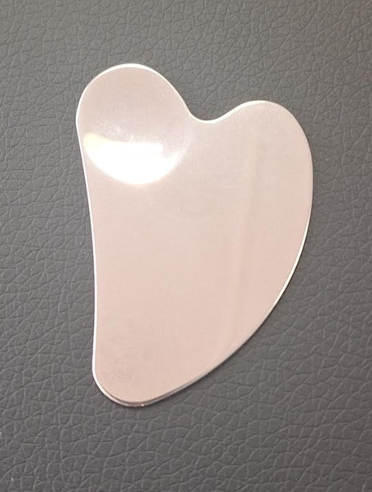 Gua sha en acier inoxydable, gros coeur