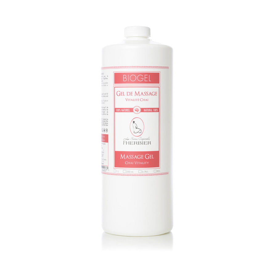 BioGel - Gel de Massage - Vitalité Chai - 3 FORMATS
